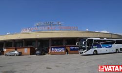Depremlerde hasar alan Antakya Otobüs Terminali onarıldı
