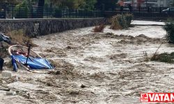 Çanakkale'de şiddetli yağış etkili oldu