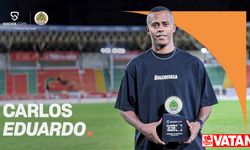 Corendon Alanyaspor taraftarı, Carlos Eduardo'yu ayın oyuncusu seçti