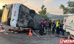 Denizli'de kum yüklü kamyon otobüse çarptı, 6 kişi öldü, 42 kişi yaralandı