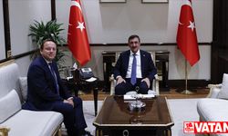 Cumhurbaşkanı Yardımcısı Yılmaz, AB Komisyonu Üyesi Varhelyi'yi kabul etti