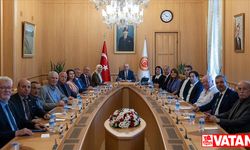 TBMM Başkanı Kurtulmuş, BiSAV heyetini kabul etti