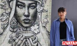 Halıya resim yapan Kazak ressam sosyal medyada ün kazandı
