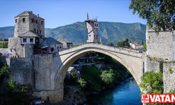 Mostar Köprüsü'nde Red Bull Cliff Diving heyecanı yaşandı