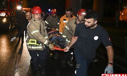 Şişli'de beton direğe çarpan cipteki 4 kişi yaralandı