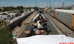ABD'ye geçmek üzere Ciudad Juarez'e gelen göçmenler