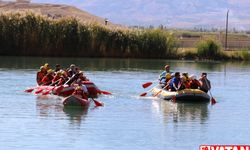 Erzincan'da özel çocuklar rafting heyecanı yaşadı