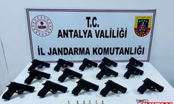 Antalya'da kaçak silah ticareti operasyonunda 3 şüpheli yakalandı