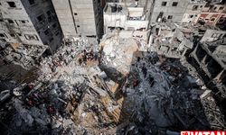 Gazze Şeridi’ndeki yıkım görüntülendi