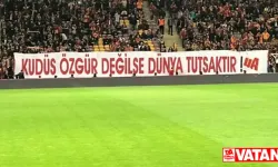 Galatasaray taraftar grubu "ultrAslan"dan Filistin'e destek mesajı