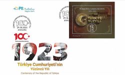 PTT'den "Türkiye Cumhuriyeti'nin Yüzüncü Yılı" konulu anma pulu ve ilk gün zarfı