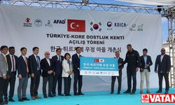 Hatay'da 500 konteynerli "Kore-Türkiye Dostluk Kenti"nin açılışı yapıldı