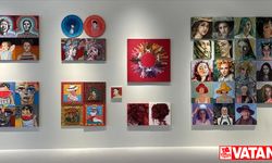 100 sanatçının eserleri "Yüz'de Yüz Birlikte Var Olmak" sergisinde sanatseverlerle buluştu