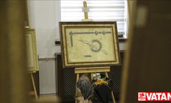 "Şifa-i Şerif" tezhip sergisi Mamak'ta açıldı