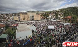 Bosna Hersek'te, İsrail'in Gazze'ye yönelik saldırıları protesto edildi