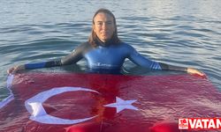 Serbest dalış sporcusu Necati Gül, 74 metreyle Türkiye rekorunu geliştirdi