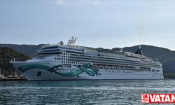 Dev kruvaziyer İsrail-Filistin çatışması nedeniyle rotasını Hayfa yerine Marmaris'e çevirdi