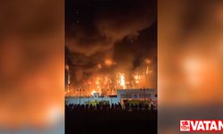 Mısır'da emniyet müdürlüğünde büyük yangın!  38 kişi yaralandı