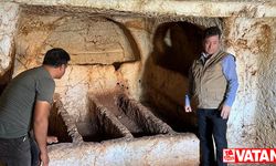 Adıyaman'daki Perre Antik Kenti'ndeki kazı çalışmalarında oda mezar bulundu