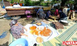 Kırklarelili köy kadınları "kışlık yiyecek" mesaisinde