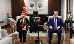 Dışişleri Bakanı Fidan, Avrupa Konseyi Genel Sekreteri Buric'i kabul etti