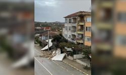 Yalova'da fırtına nedeniyle çatı uçtu
