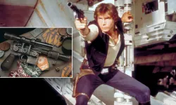 Harrison Ford'un Han Solo rolünde kullandığı blaster, müzayede rekoru kırdı