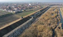 Meriç'in "sigortası" Kanal Edirne, taşkınlara karşı güçlendiriliyor