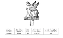 Naksos tarzı Sphinx üzerindeki yazı çözüldü