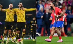 UEFA Şampiyonlar Ligi'nde Atletico Madrid ve Borussia Dortmund, çeyrek finale yükseldi