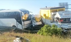 Tekirdağ'da feci kaza: 18 kişi yaralandı