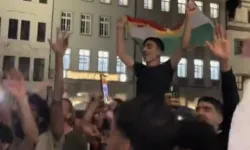Almanya'da PKK sempatizanları Türkiye'nin yenilmesine sevindi