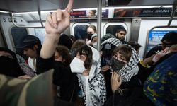 New York'ta Filistin yanlısı gösteri düzenlendi