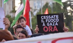 İsrail'in Refah'taki saldırıları Roma'da protesto edildi
