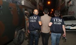 Mersin'de terör örgütü PKK/KCK operasyonunda 12 zanlı yakalandı