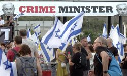 İsrailliler esir takası anlaşması ve Netanyahu'nun istifası talepli gösterilerini bu hafta da sürdürdü