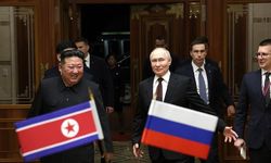 Rusya Devlet Başkanı Putin ile Kuzey Kore lideri Kim, Pyongyang'da görüştü