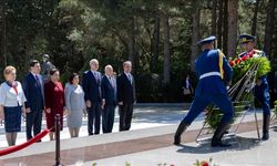 TBMM Başkanı Kurtulmuş'tan Bakü'de şehitlik ziyareti