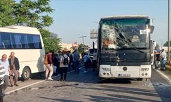 Kırklareli'nde zincirleme trafik kazasında 19 kişi yaralandı