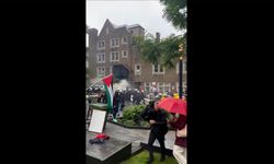 Kanada polisinden, McGill Üniversitesindeki Filistin'e destek gösterilerine biber gazıyla müdahale