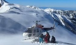 Kaçkar Dağları'nda "heliski" heyecanı devam ediyor