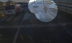 Bingöl'de zincirleme trafik kazası kamerada