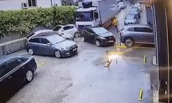 Tuzla'da yokuşta duran 5 araçta hasar oluştu