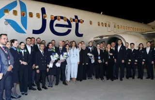 THY'nin yeni markası AJet ilk tanıtım uçuşunu Ankara'dan İstanbul'a yaptı
