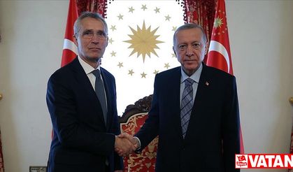 Cumhurbaşkanı Erdoğan, NATO Genel Sekreteri Stoltenberg'i kabul etti