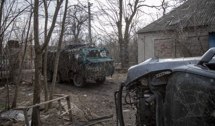 Ukrayna'nın Donetsk Oblast'ında savaşın izleri
