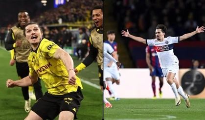 PSG ve Borussia Dortmund, UEFA Şampiyonlar Ligi'nde yarı finale yükseldi