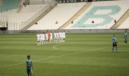Vanspor FK'nin Bursaspor maçının 22. dakikasında sahadan çekilmesi