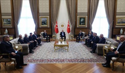 Cumhurbaşkanı Erdoğan, Azerbaycan ve Özbekistanlı bakanları kabul etti