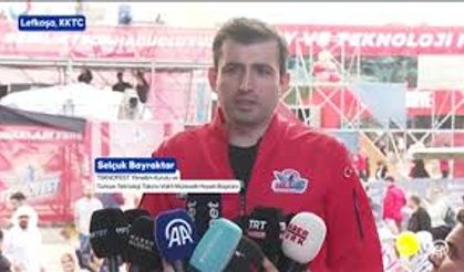 Selçuk Bayraktar, TEKNOFEST KKTC'de gazetecilere konuştu